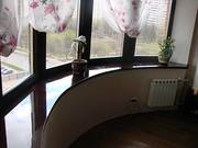 Внешняя отделка ступени и подоконники из камня