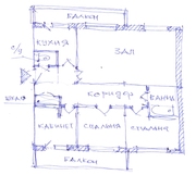 Продам 4-х комнатную кв.  Коктем 1