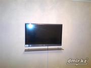 Установка монтаж телевизоров на стену в Алматы2