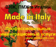 Иммиграционные профессиональные услуги,  ПМЖ в Италии