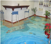 наливные полы, 3D полы