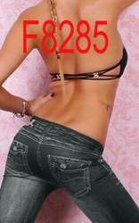 F8285-2000 тг легенсы серая джинса