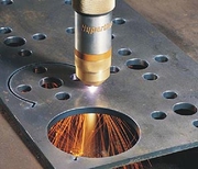 Плазменная резка металла.