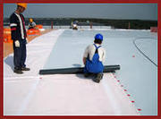 гидроизоляция кровли ПВХ мембраной