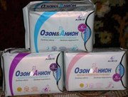 Уникальные лечебные прокладки профилактического действия Озон & Анион