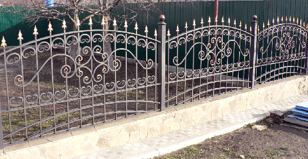 Кованый забор на заказ