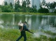 Обработка водоемов,  озер от комаров в Алматы