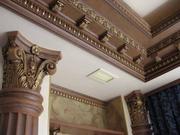 Европласт,  карнизы,  молдинги,  полиуретан,  обои,  фрески,  стекломозайка