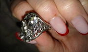 Кольцо ручной работы серебро