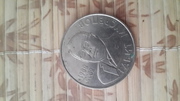 Монета номиналом 50 тг. Посвященная Г. Мусрепову