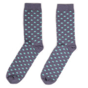 Носки Stars — Grey/Green — Socks’N’Roll