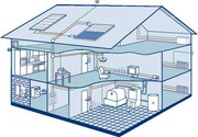 Электромонтажные работы в здании 