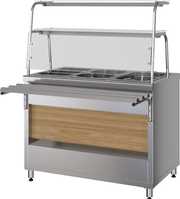 Прилавок-мармит Марихолодмаш ПМВЭ11 для вторых блюд Тип	мармит для 2-х